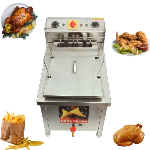 Electric and Gas Deep Fryer 2in1 28Ltr